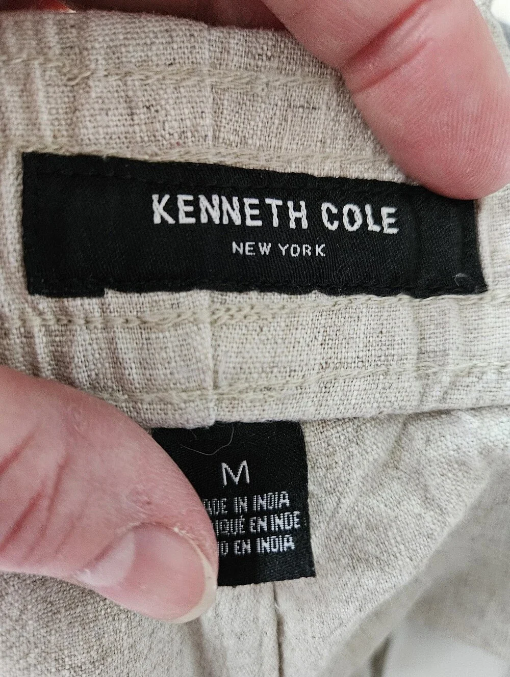 Kenneth Cole Linen Cargo Shorts